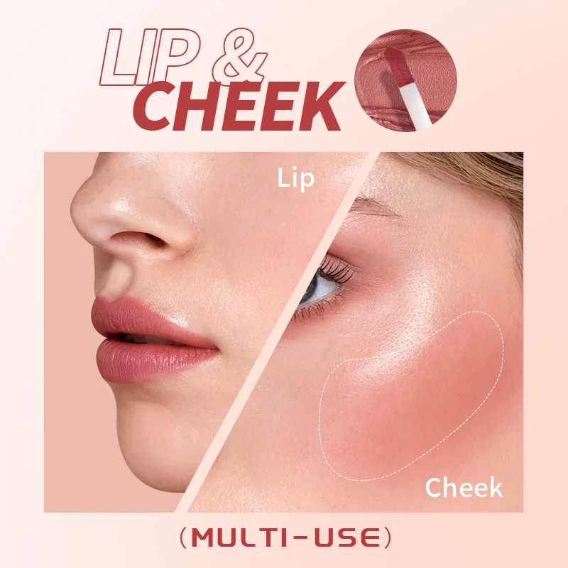 Vloeibare Blush Zachte Matte Vloeibare Crème Blush Make-up Lichtgewicht Schoonheid Blush Make-up voor Langdurige Natuurlijke Fluwelen Vloeibare Blusher