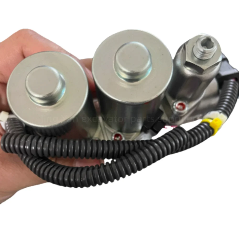 For 207-60-71311 Komatsu PC55MR PC56-7 PC300 PC360-7 Steering Lock PPC Solenoid Valve Swing Solenoid Valve Group Excavator Parts
