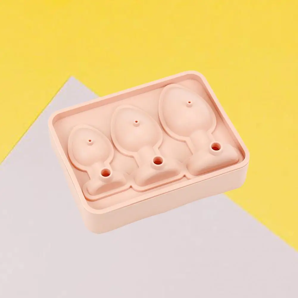 Unique Drink Accessory Novelty Ice Mold Humorous Butt Plugging Ice Cube Tray for Whiskey Cocktails Candy Funny Diy for Party