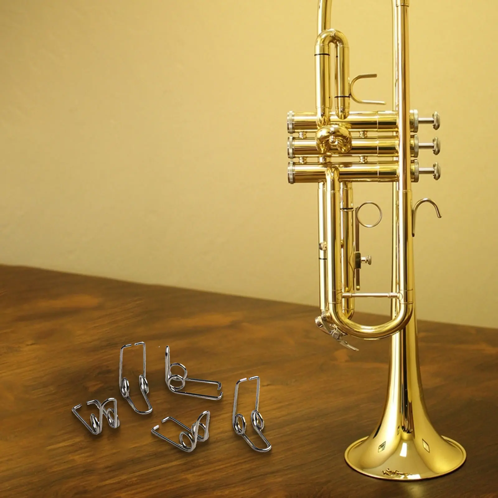 Valve Spring Kit 5 PCS for Trumpet Trombone Alto Saxophone Built with Iron Material for Long Term Use in Instrument Workshops