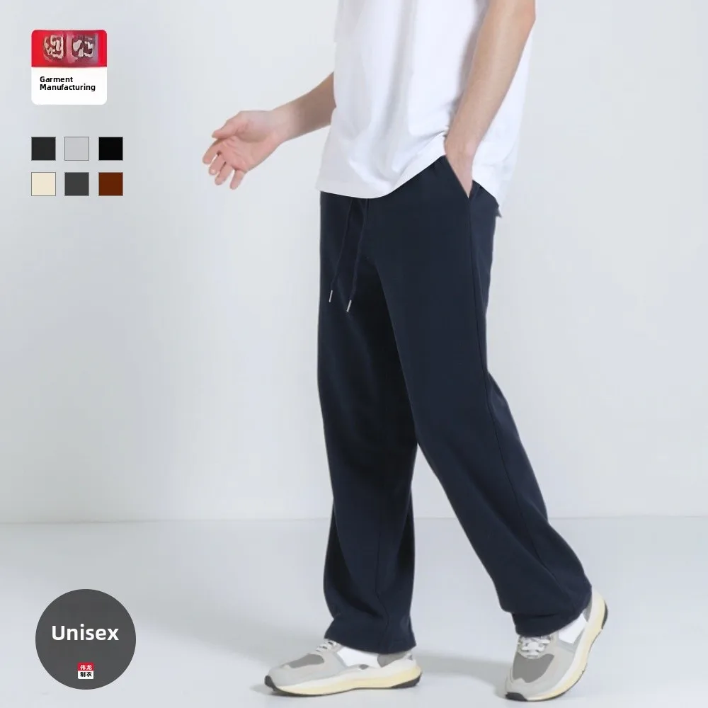 

Loose Sports Long Pants ex Dstring Casual Sweatpants Spring New Sle Color Cuffed Sports Straight Leg Pants