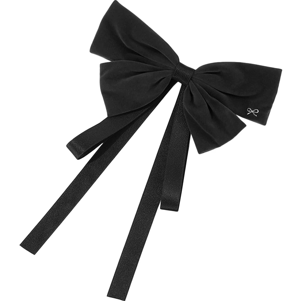 

Big Bow Clip Proper Size Lightweight Pink Tassel Accessories Women Miss Hair Bows Girls Ribbons Teen Formal Daily Occasions Easy