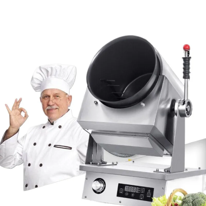 

Commercial intelligent automatic roller frying machine