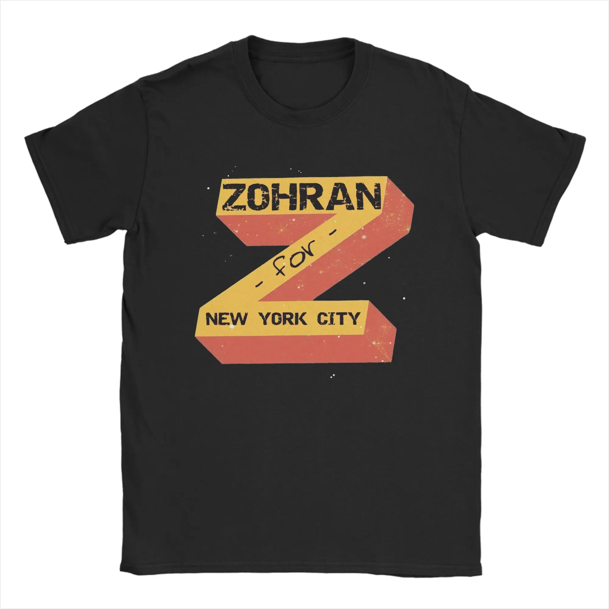 

Men Zohran Mamdani for NYC Mayor T Shirts New York City Pure Cotton Clothing Humor Short Sleeve O Neck Tee Shirt Summer T-Shirts