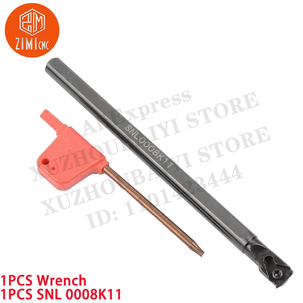 

1PCS SNL 0008K11 CNC lathe Thread Turning Tool holder For 11ER Inserts Left Carbide Inserts metal lathe mechanical cutting tools