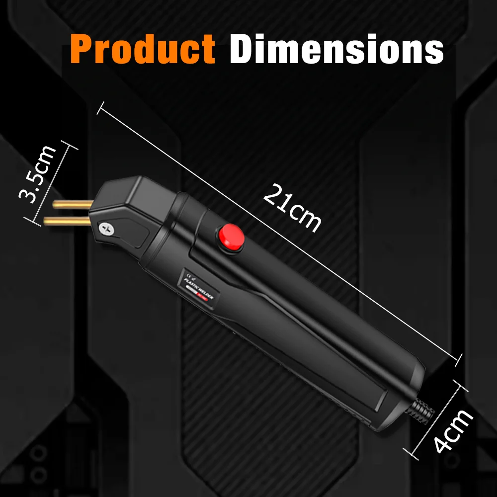 100W Hot Stapler Kit for Car Bumper Repair 400 PCS Plastic Repair Welding Nails Welding Tools Plastic Repair Kit Rapid Heating