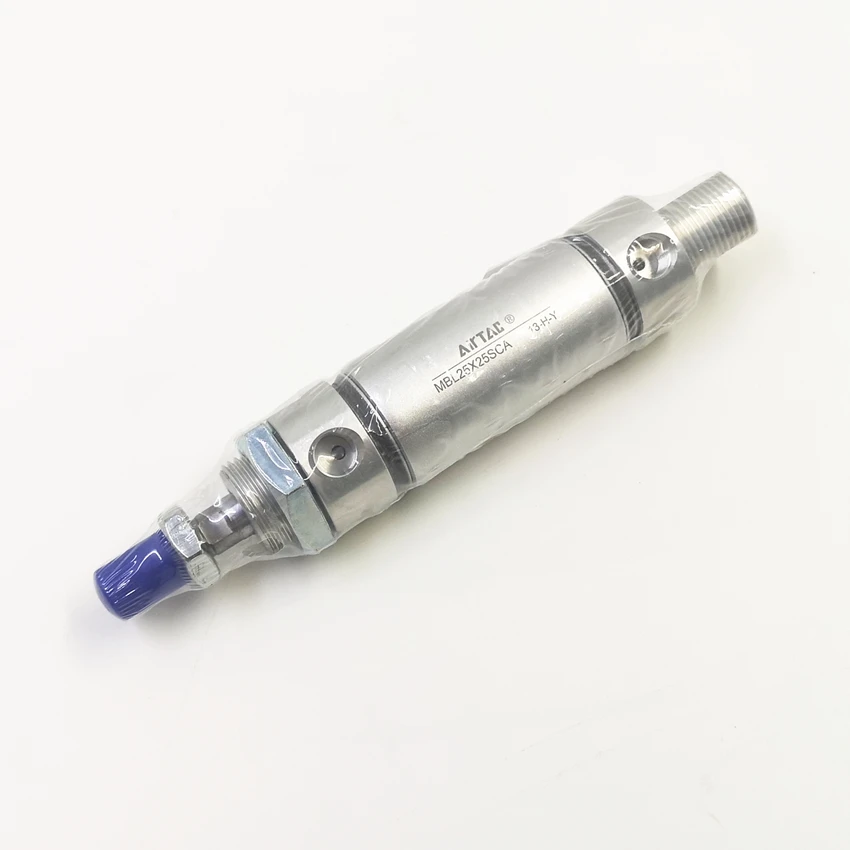 

AirTAC Mini Cylinder MBL25X25SCA With Magnet Bore 25mm Stroke 25mm Pneumatic Air Cylinder MAL25x25SCA