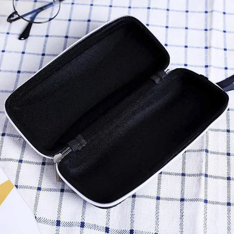 1-4pcs Eyewear Cases Cover Sunglasses Case for Women Glasses Box with Lanyard Zipper Cases for Men Jewellery Storage bag