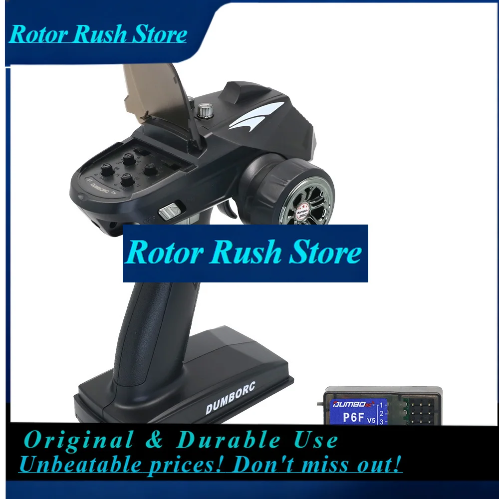 RoRuSDumboRC X6 RC Transmitter 2.4G 6CH With P6FG / P6F/ P6DC / P6DCG Receiver For Rc Car Boat Tank RC Vehicle Model Toy Parts