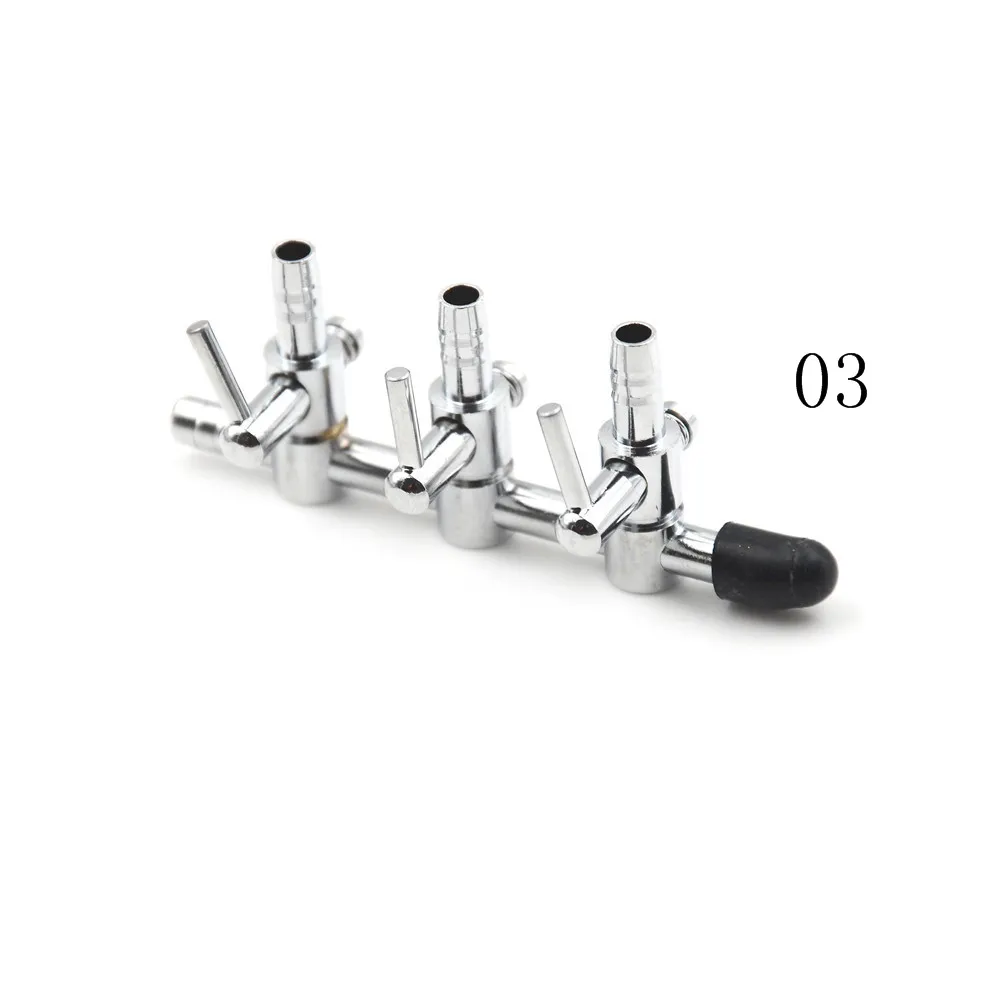 5 Stainless Stee Ways l Control Valve Air Pump Accessories Aquarium Tank Flow Tube Pipe Line Dropshipping