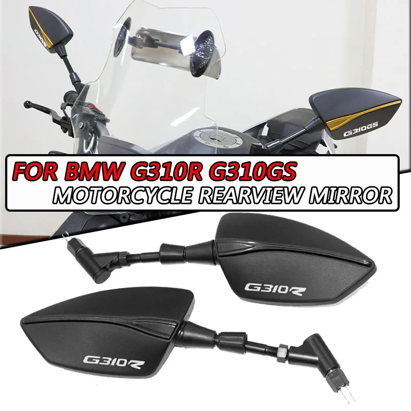 For BMW G310R G310GS G310 R G310 GS G 310R G 310GS Motorcycle Rearview Mirror,Motorcycle Side Mirror,Customizable LOGO