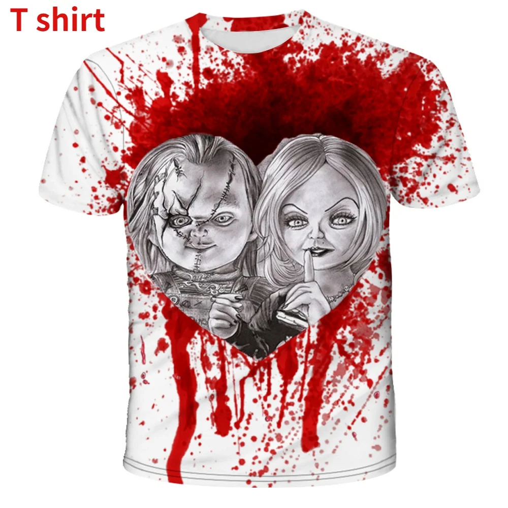 Bride of Chucky 3D Print Causal Clothing New Fashion Men Women T-shirt Plus Size Size S-7XL Summer  Streetwear