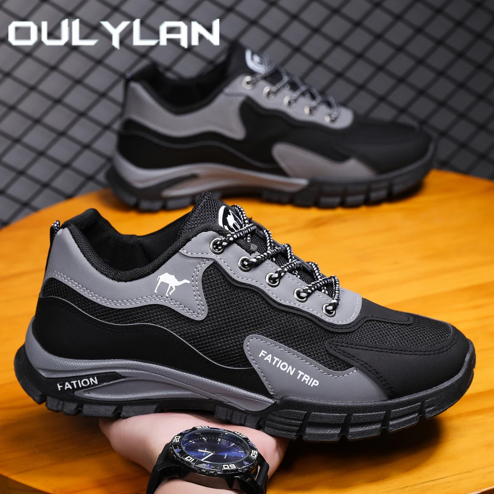 

Men Outdoor Waterproof Hiking Boots Women Non-slip Shoes Walking Climbing Hiking Shoes Mountain Sport Boots Hunting Men Sneakers