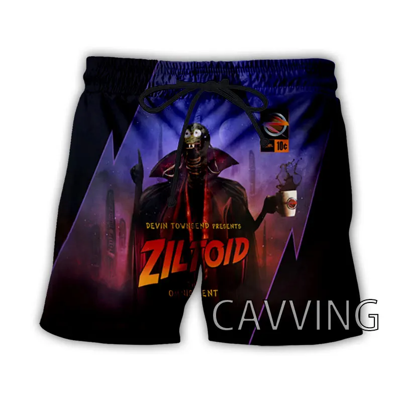 

CAVVING 3D Printed Devin Townsend Beach Shorts Streetwear Quick Dry Shorts Sweat Shorts for Women/men