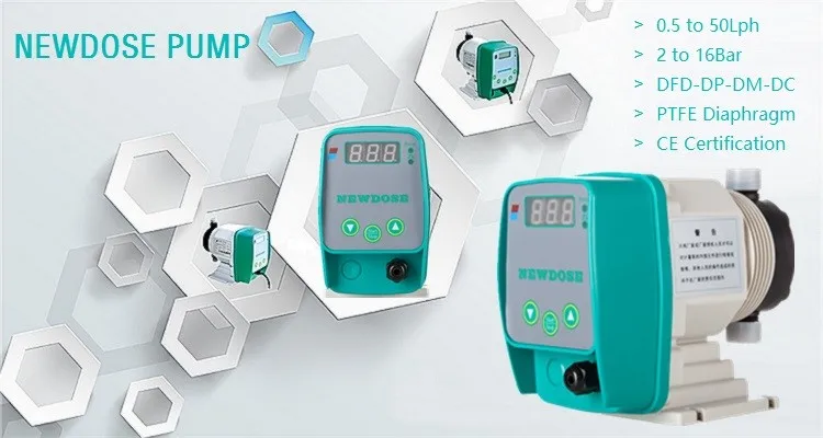 NEWDOSE High Quality RO Anti-Scalant Dosing Pump 33LPH for Reverse Osmosis Water Treatment System