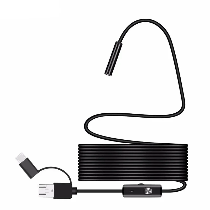 Imagem -02 - Câmera Endoscópica Usb hd com tipo c 1080p Micro Snake Borescope de Inspeção Lente 8.0 mm Leds para Android pc