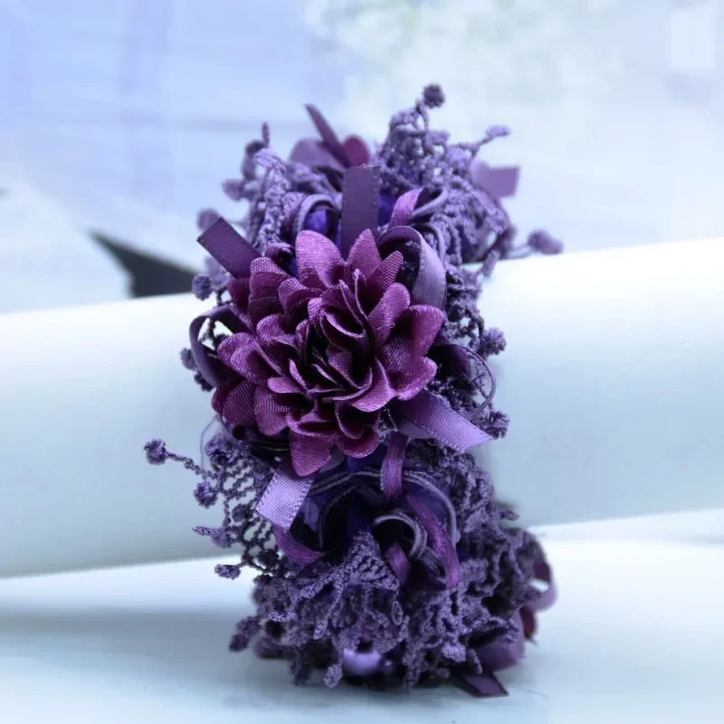 Gumki do włosów Głowa Kwiat Gumki Pезинки для Bолос Accesorios Para El Cabello Akcesoria do włosów dla kobiet