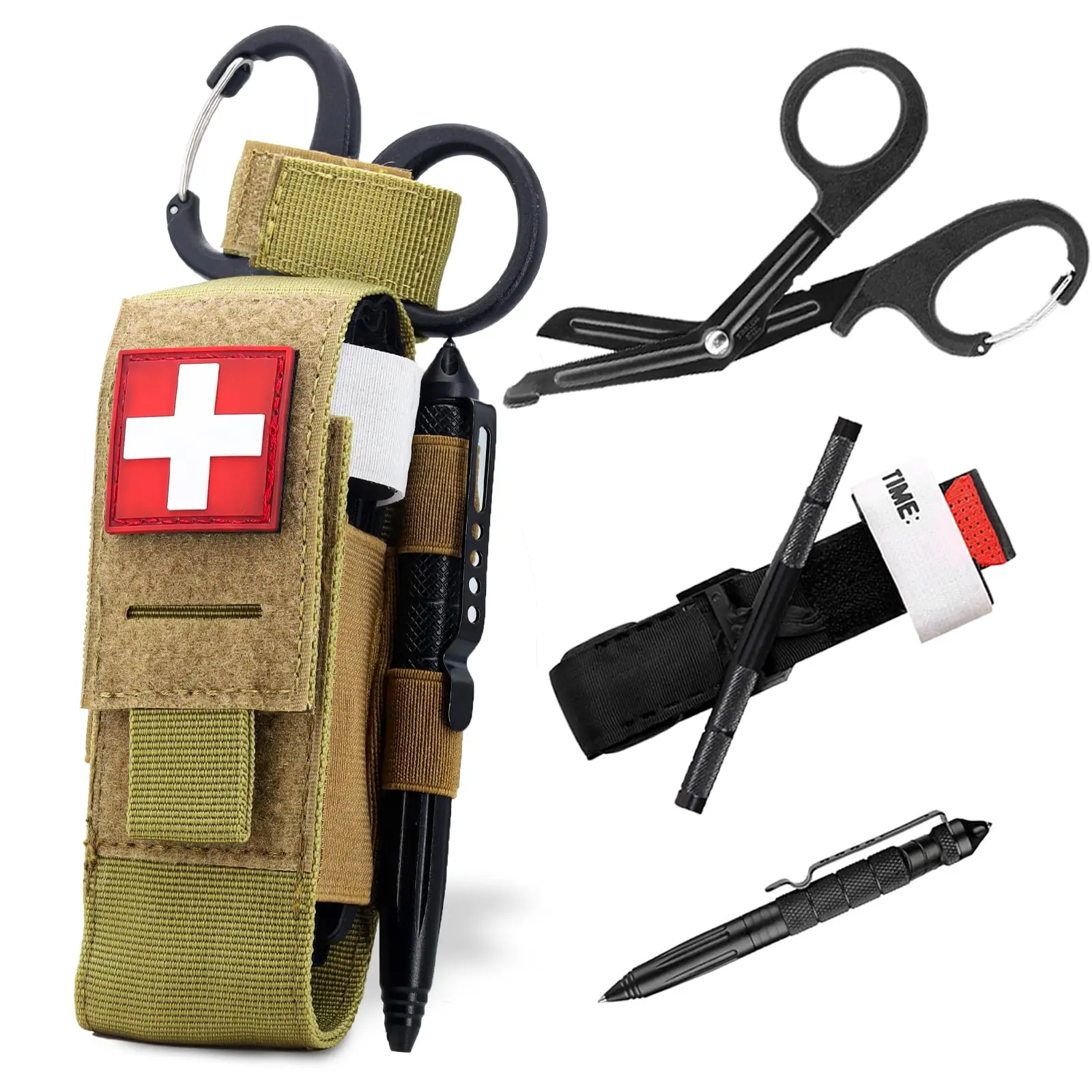 Custom Tactical Tourniquet Holder Pouch Medical IFAK Holder Case Turnstile Pouch for Holster Kit