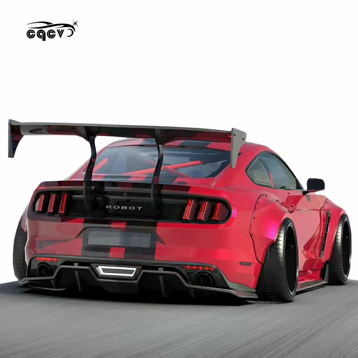 Parte di sintonizzazione automatica stile robot per Ford Mustang 2015-2017 Kit carrozzeria in fibra di carbonio/frp