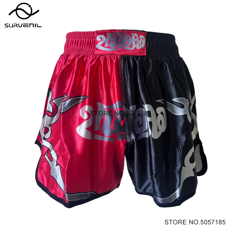 

Muay Thai Boxing Shorts Comfortable Thaiboxing Shorts Men Women Kids Lightweight Gym Fighter MMA Kickboxing Cage Fighting Trunks