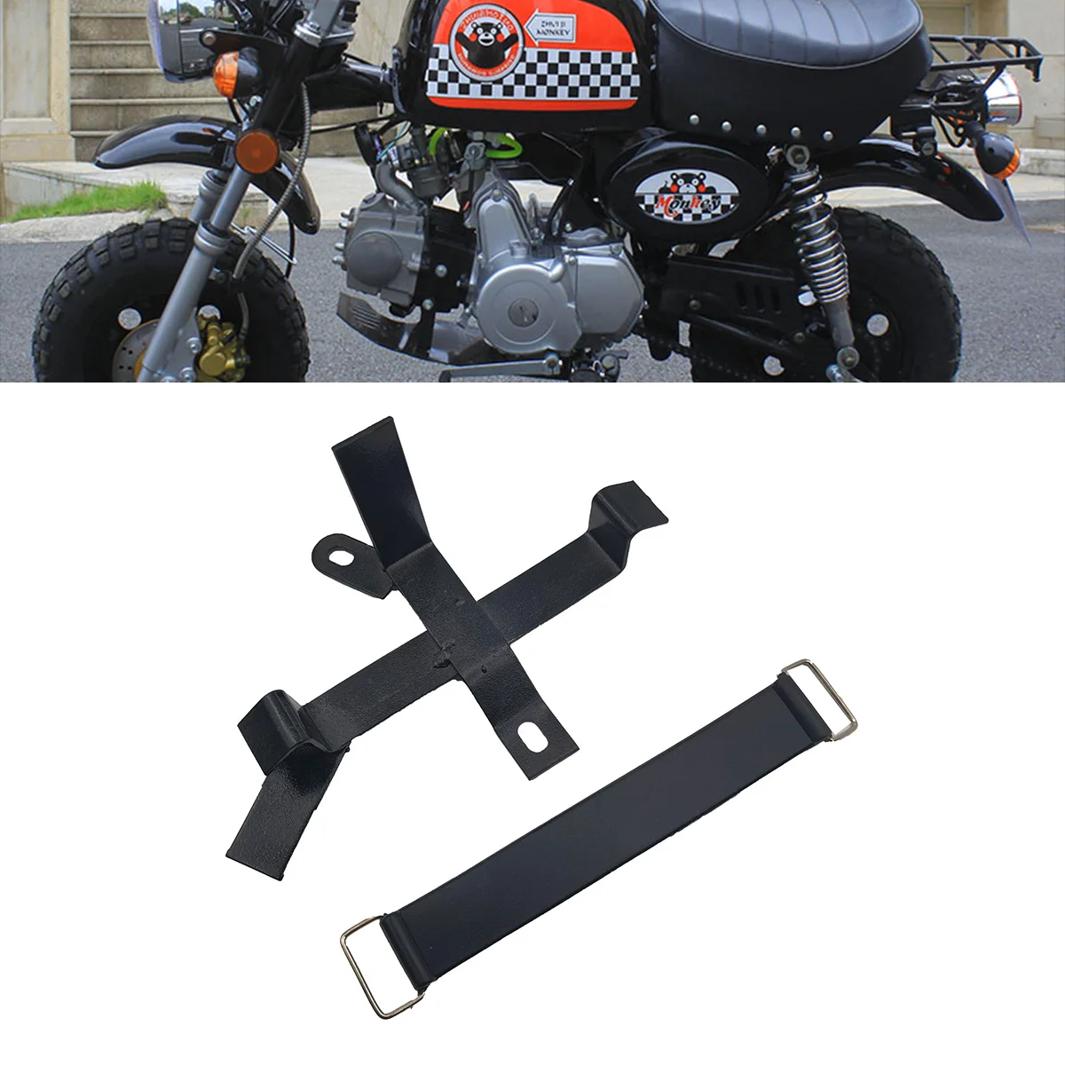 For Honda Z50 Z50A Z50J Z50R Mini Trail Monkey Bike NEW Motorcycle Accessories Battery Box Frame Battery Fixing Bracket