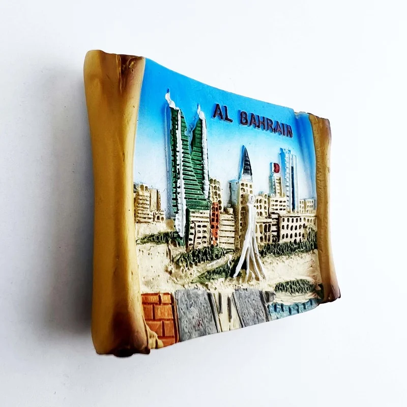 Bahrain Tourism Souvenirs Fridge Stickers Wedding Gifts Home Decor Bahrain Travelling Magnetic Stickers for Refrigerator