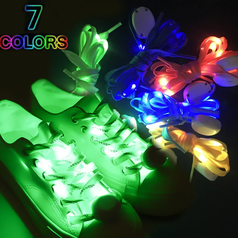 

Cyberpunk Luminous Shoelaces Man Women LED Battery Flash ABS Shoes Gym Shoe Shoelaces Carnival Party Cool Activity Decoration