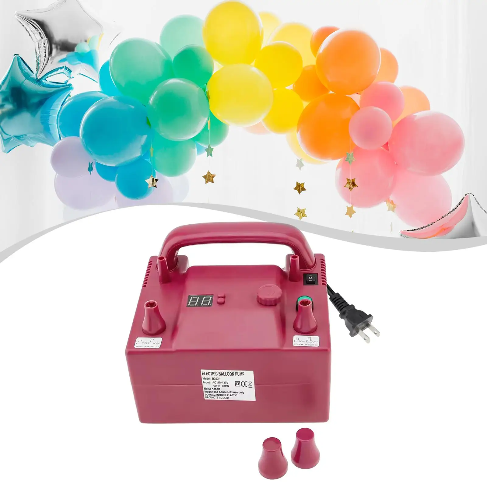 

Электрический насос для шаров, автоматический надуватель, воздушный насос для шаров, для дней рождения, мероприятий, праздничных вечеринок, детских праздников