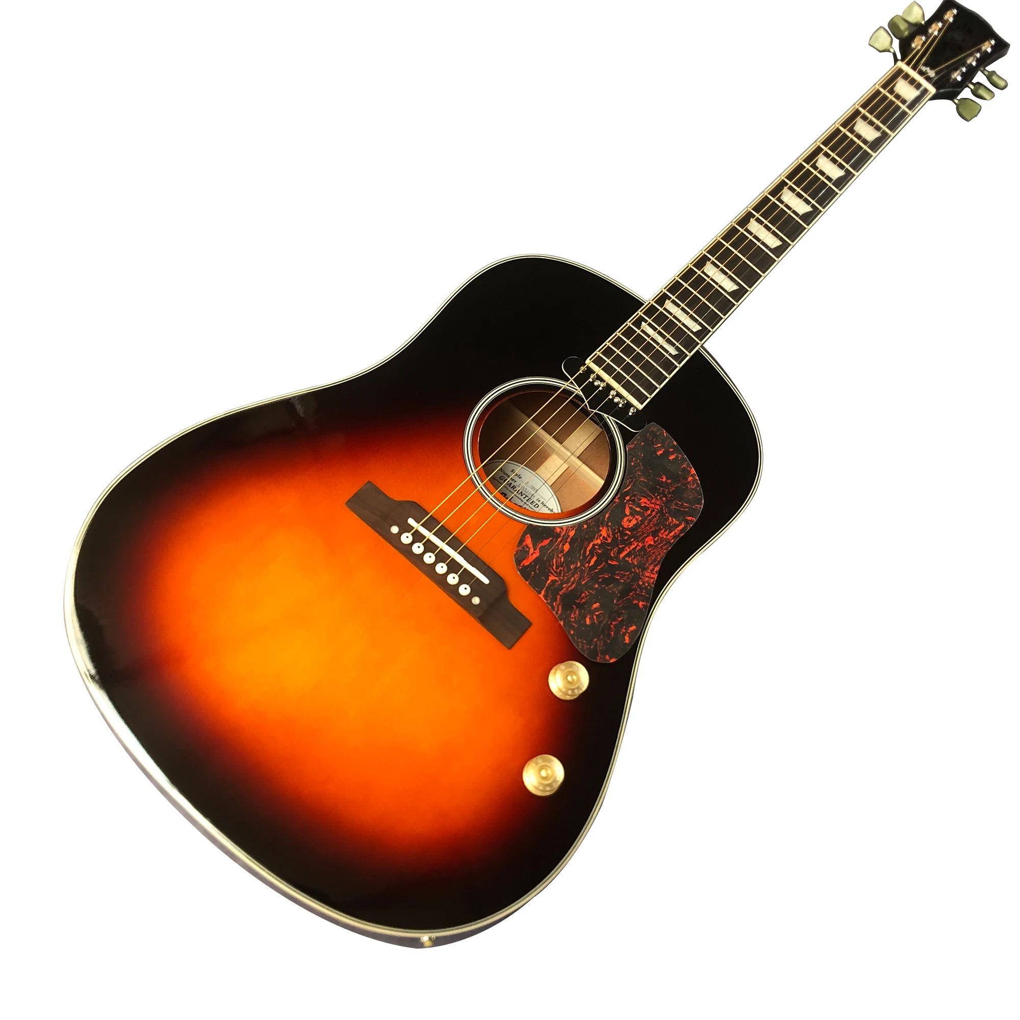 41 inch 160 mold sunset painted acoustic guitar