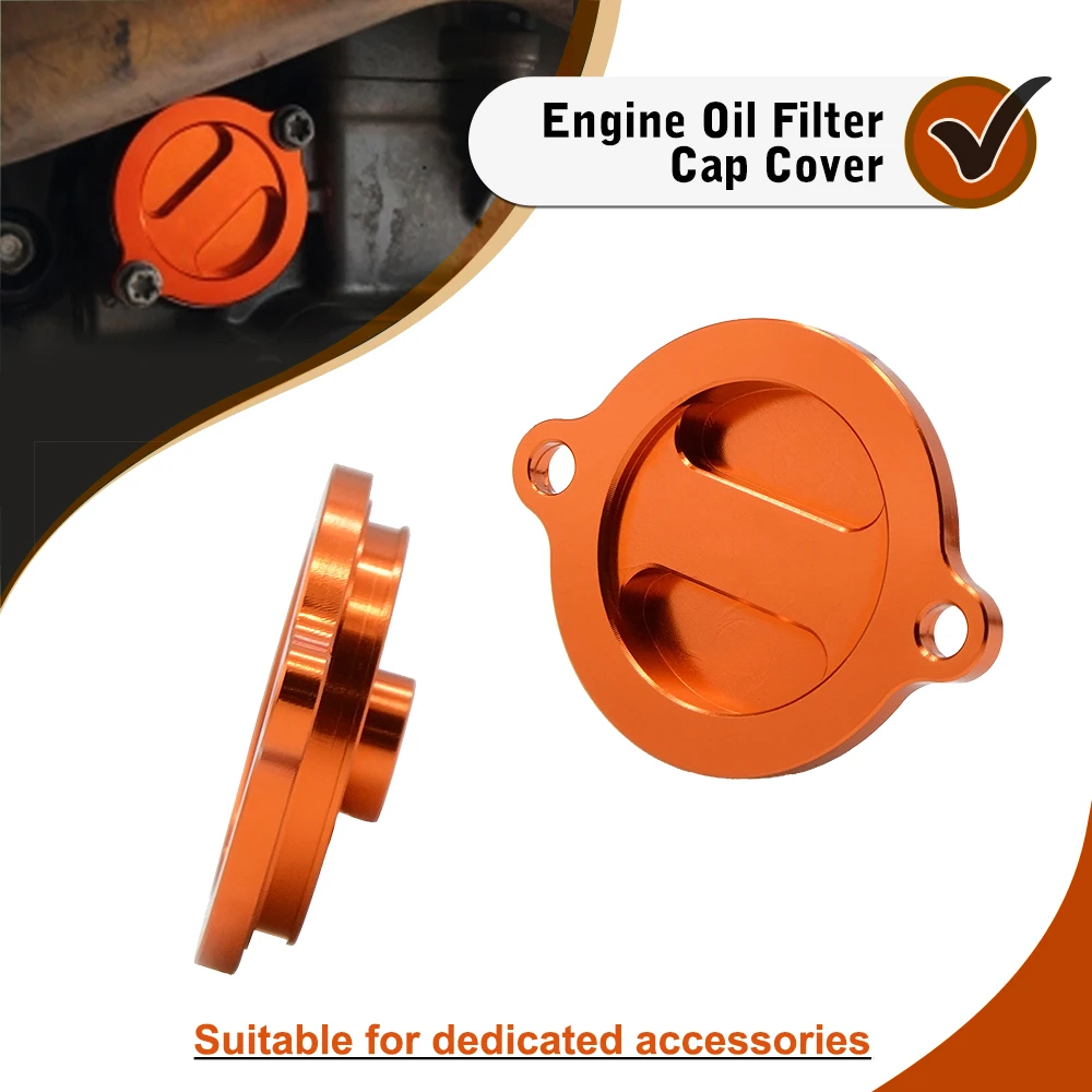 

Motorcycle CNC Engine Oil Filter Cover Cap For DUKE 690 790 990 1090 ADVENTURE 1190 RC8 1290 Super Adventure Super duke