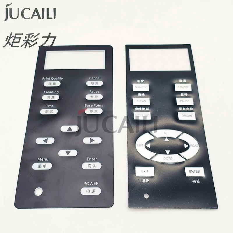 Cubierta de teclado JCL de 12 botones para placa Hoson Senyang para cabezal de impresión Epson XP600/DX5/DX7/4720/i3200 para impresora Xuli Allwin