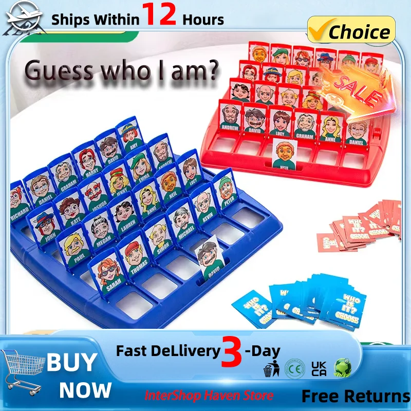 A Fun Board Game, Guess Who I Am? Parent Child Interactive Games Bring Parents Closer Together for Family Gatherings or Parties