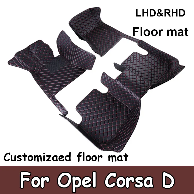 Car Floor Mat For Opel Corsa D 2007~2014 Waterproof Rug Cubre Pisos Para Autos Car Mat Floor Interior Decoration Car Accessories