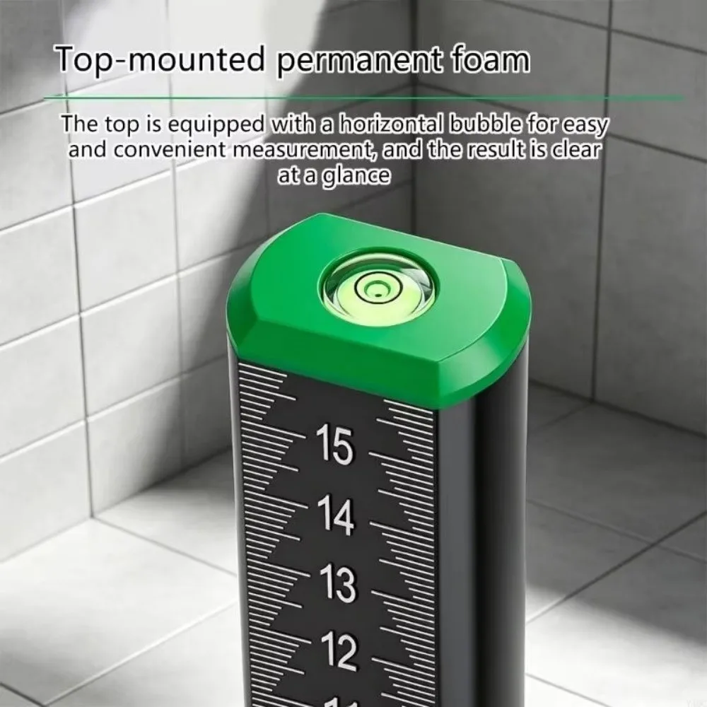 Professional Brick Laying Ruler Magnetic Easy Installation Ceiling Leveling Ruler Marking Scales Level Wall Tile Laying