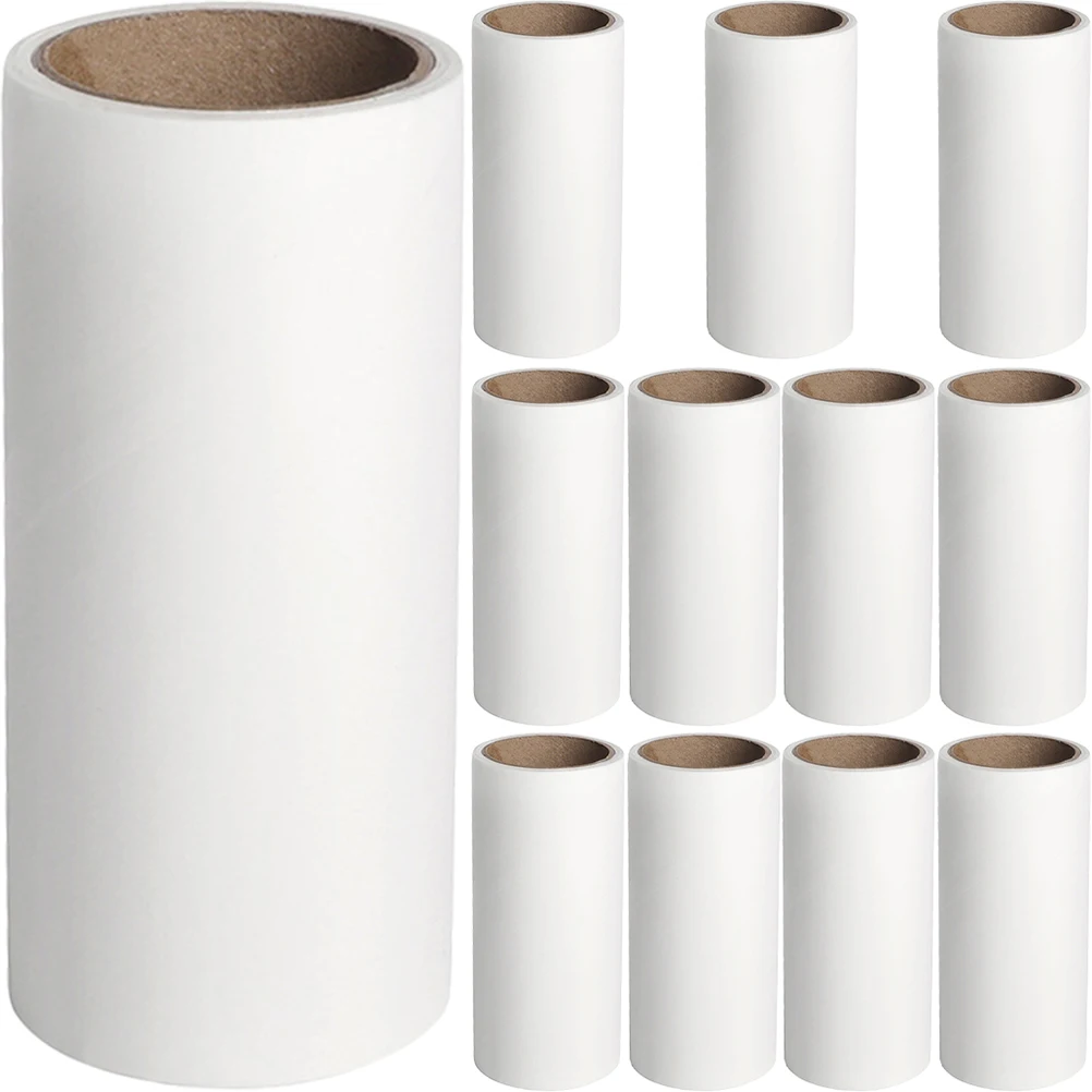 12pcs Lint Roller Refills for Remover Hair, Extra Sticky Lint Roller, Remover for Couch Clothes, 60 Sheets Lint Rollers