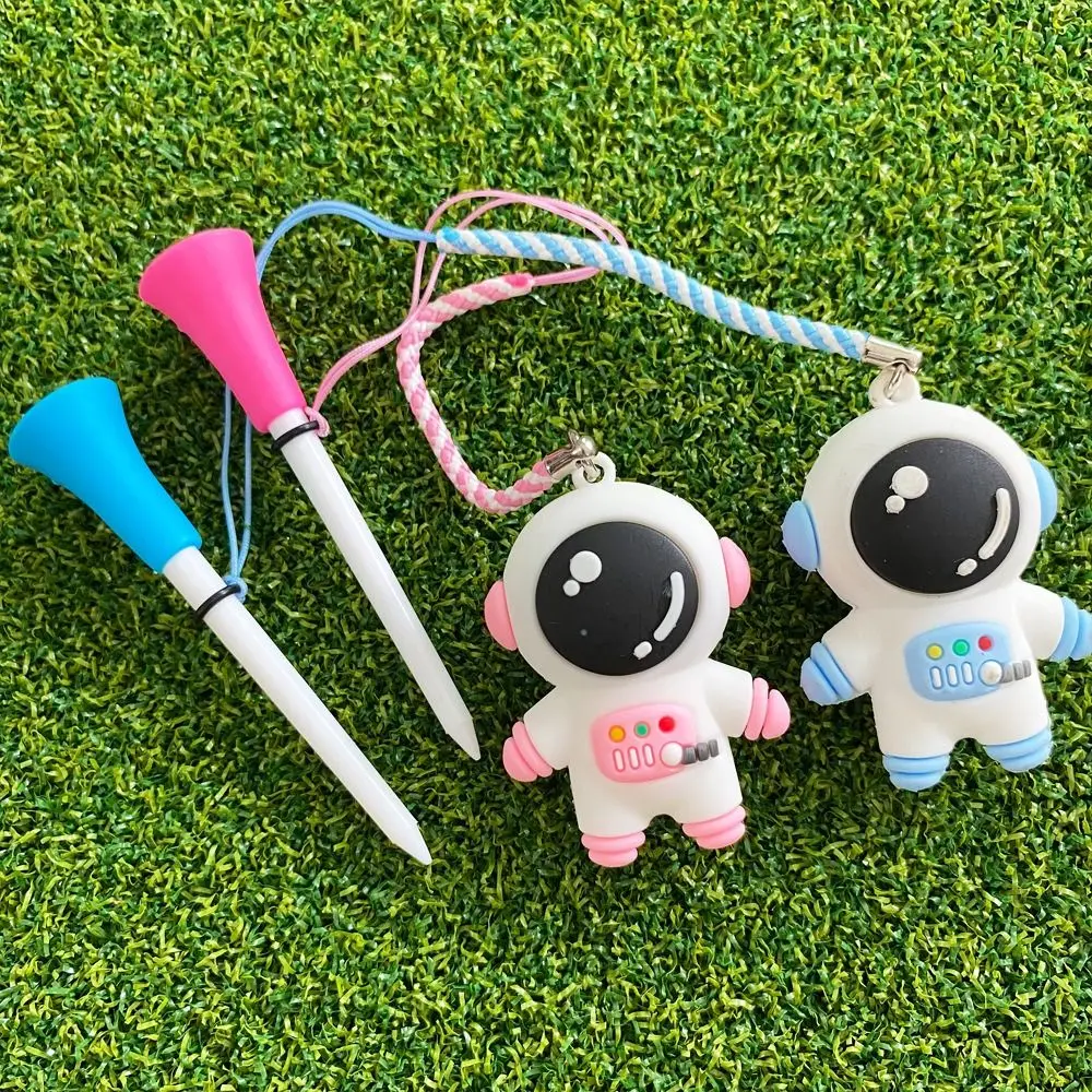 Golf Ball Holder 8.3mm Golf Ball Tees Cartoon Prevent Loss of Golf Rubber Tees Durable Easy To Find Practice Dropshipping