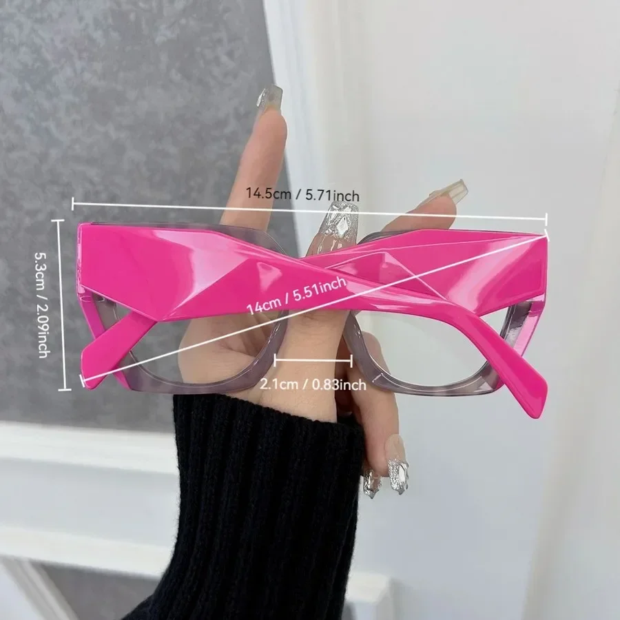 Fashion Stylish Square Eyeglasses Frames Women Men Transparent Clear Brand Designer Optical Cute Frame Oculos