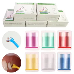 20pcs/box Disposable Dental Applicator Sticks Adhesive Tip Dentistry Materials Tooth Crown Porcelain Veneer Brush Applicator