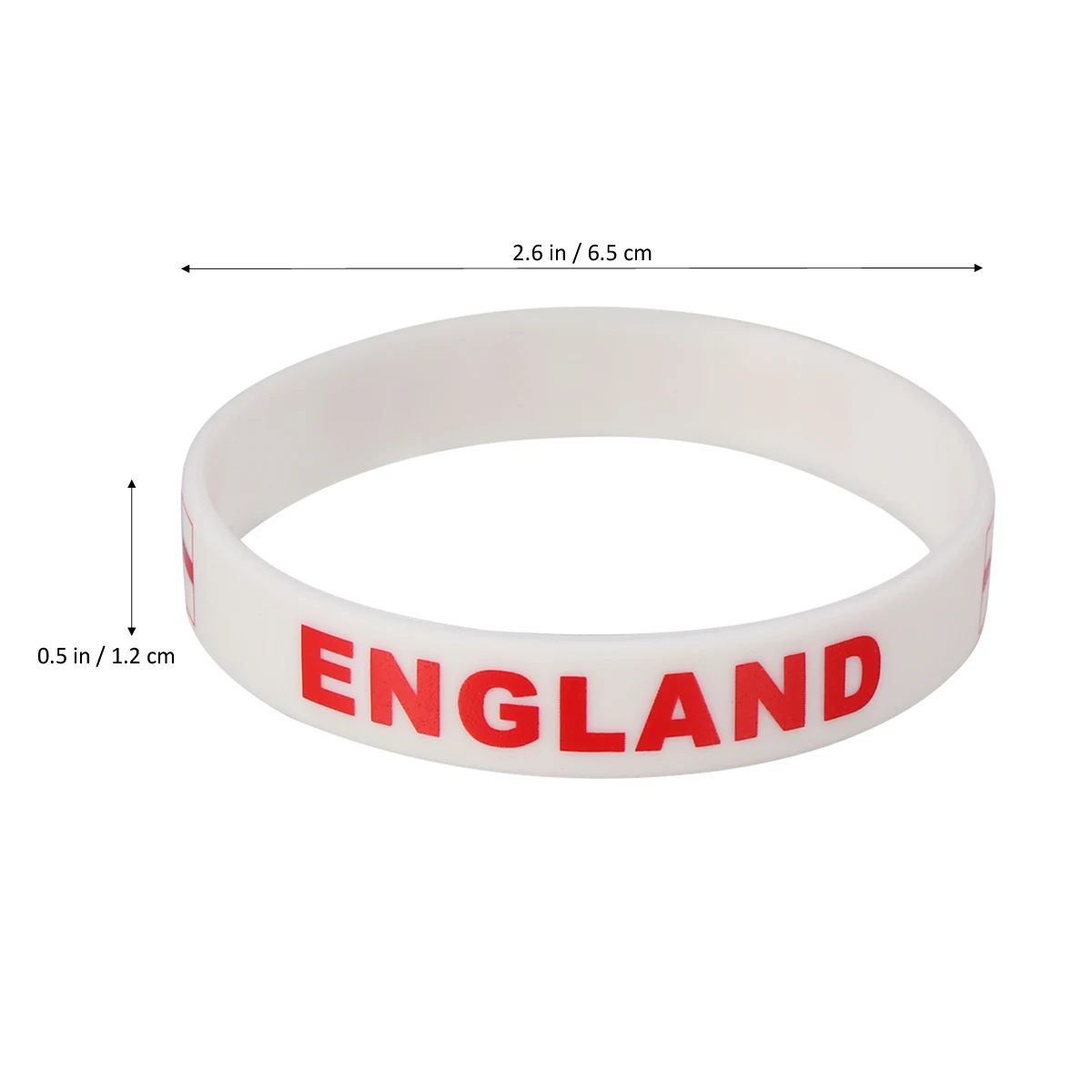 

5pcs Silicone Wristband Country Flag Decorative Bracelet Sports Toddler Competitions Wristbands Durable Various Places Games
