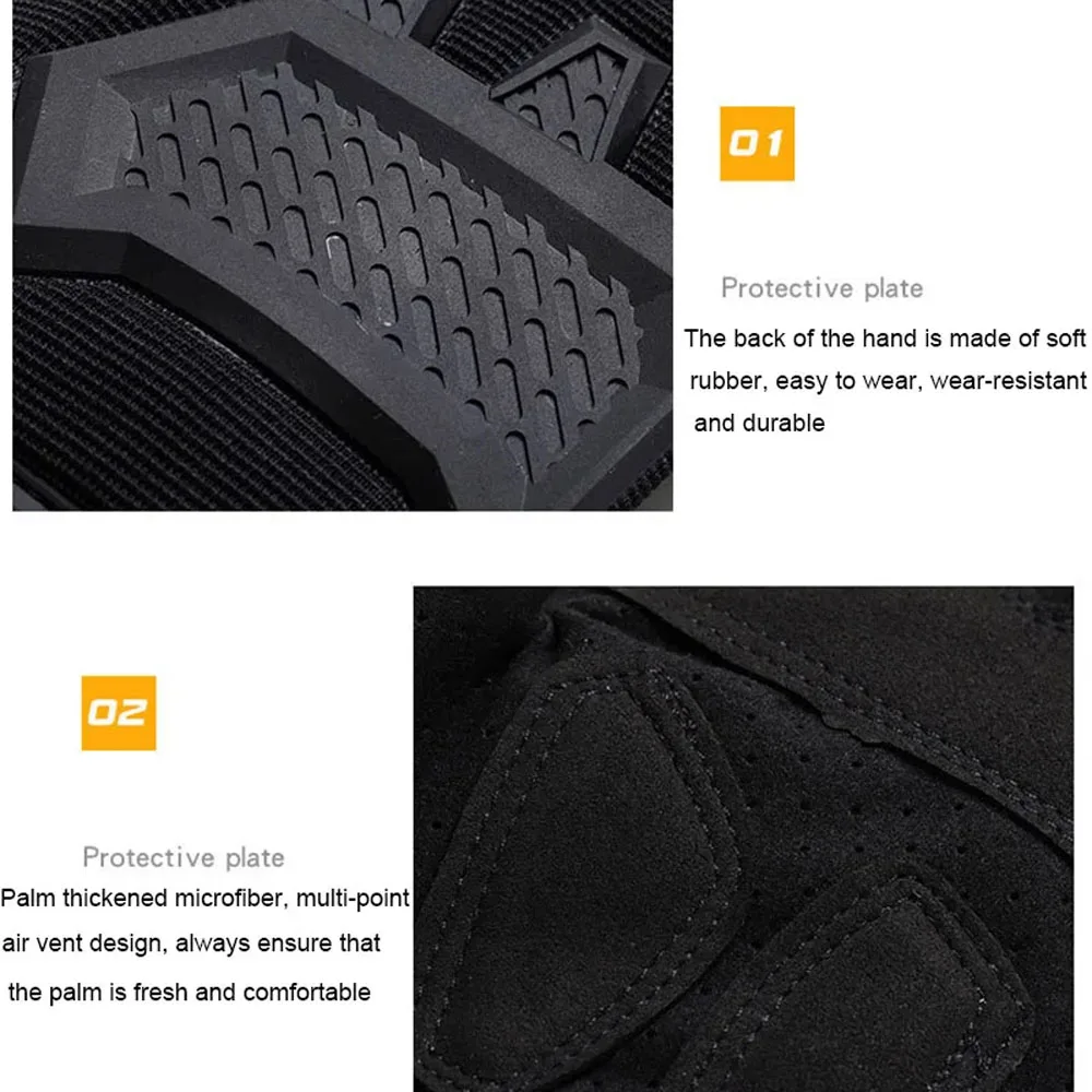 Luvas táticas camufladas touchscreen luvas da motocicleta esportes fitness caça dedo cheio caminhadas luvas equipamentos de proteção