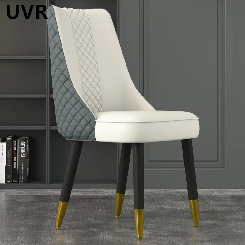 UVR Exquisite Creative Design Solid Wood High Quality Dining Chair Home Light Luxury Comfortable Sedentary Backrest Chair