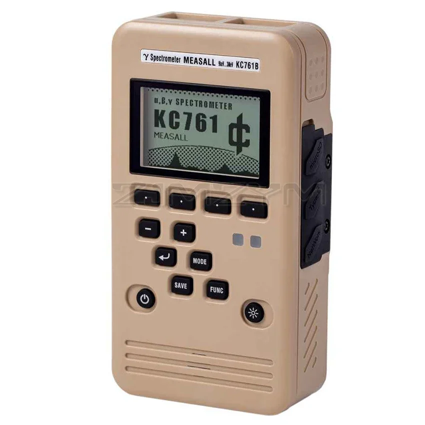 KC761B Spectrometer Handheld Energy Spectrum Analyzer Nuclear Radiation Alarm Geiger Counter Radiation Detection for Radioactivi