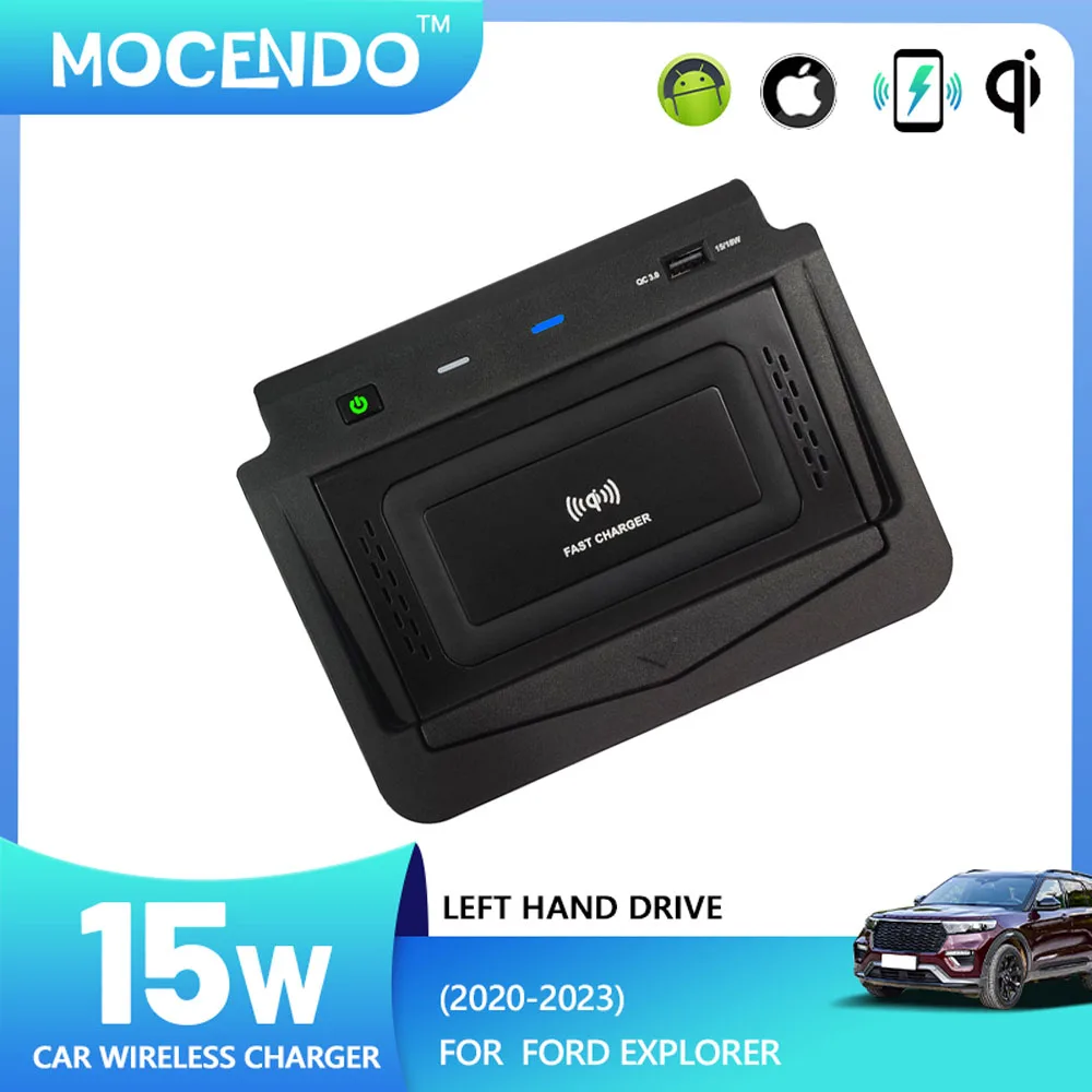 

Car Charger for Ford Explorer 2020-2022 Wireless Accessory Compatible with Xiaomi iPhone - Essential Phone Car Tools