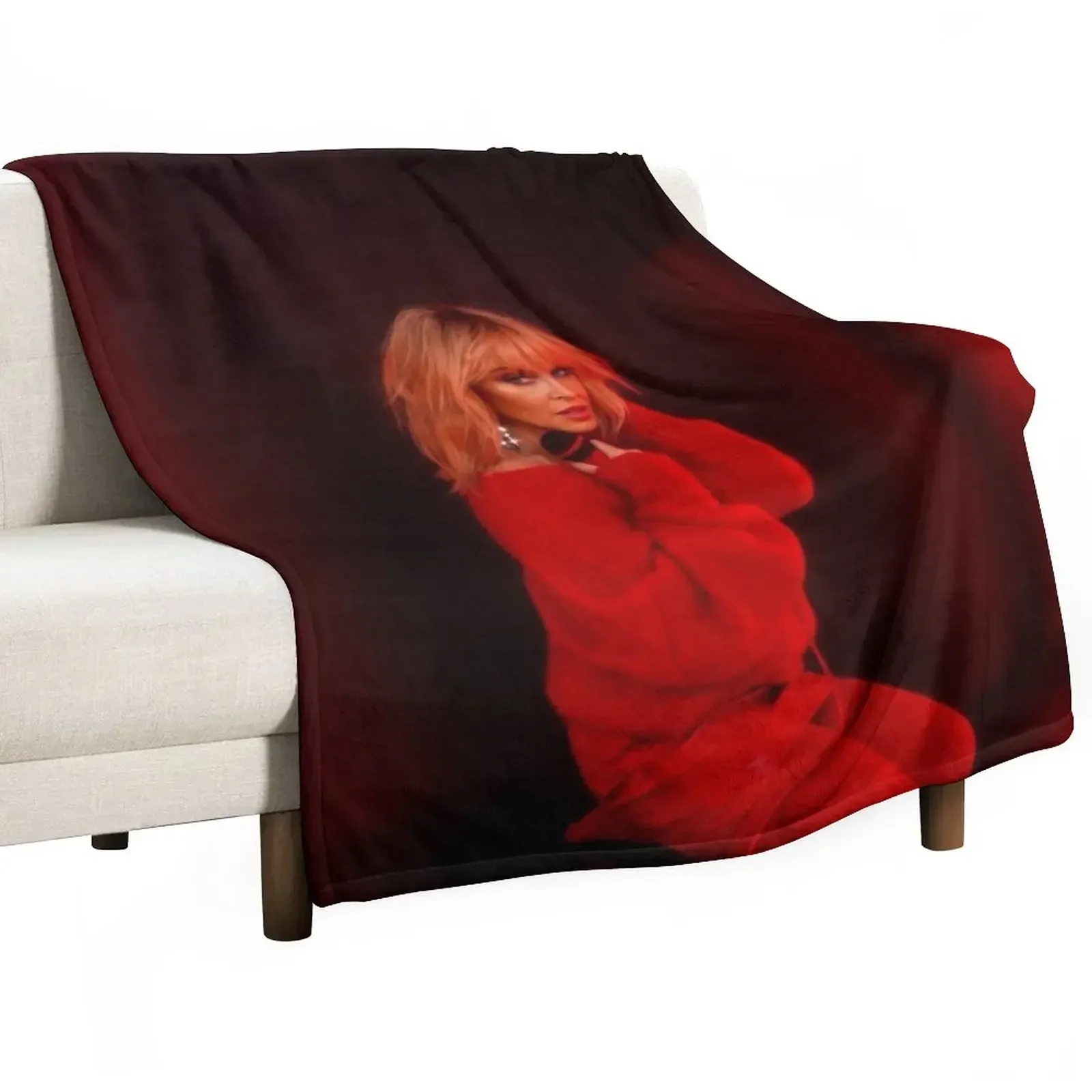 

Kylie Disco - Say Something Throw Blanket funny gift Bed Retros blankets ands Blankets