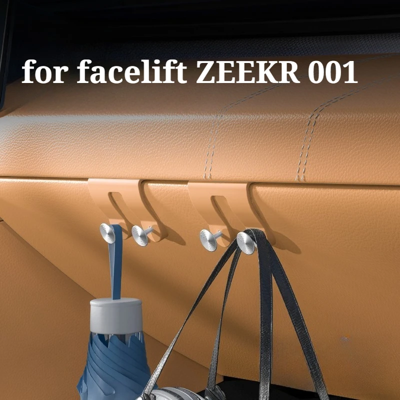 Practical car mounted hook and glove box storage interior accessories for facelift ZEEKR 001