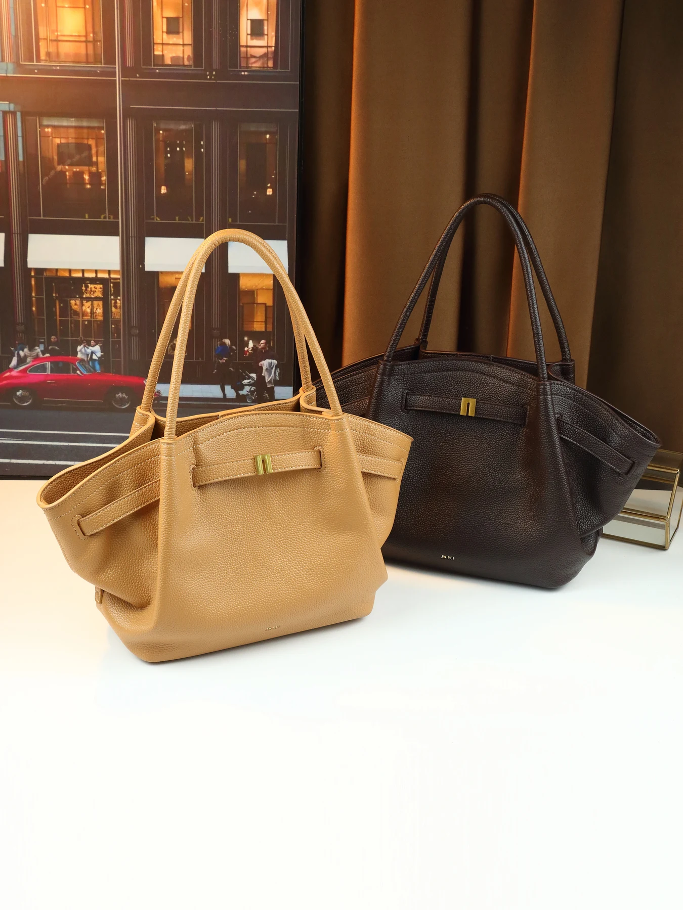 Stylish ins style go out versatile woven dumpling bag convenient large capacity handbag