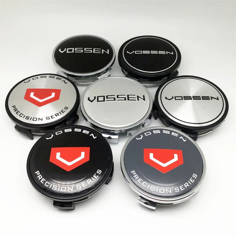 4pcs 62mm For VOSSEN Logo Emblem Car Wheel Center Cap Hubs Emblem Badge Auto Styling Dusproof Decal Cover