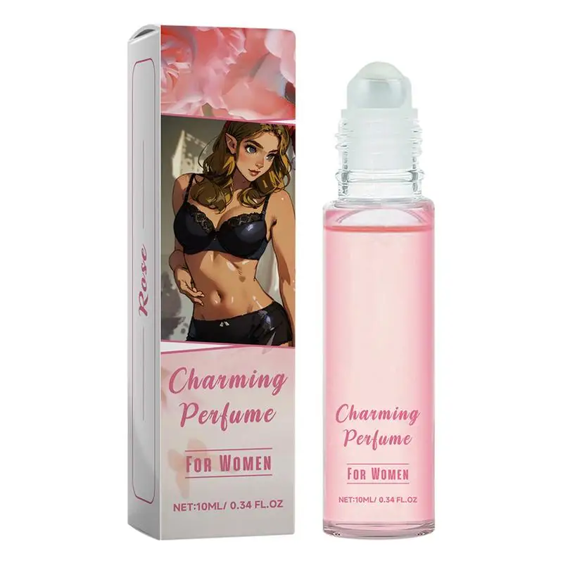 

10ml Rose Perfumes Roll-On Pheromone Charming Perfume for Women Fragrance Mist Refreshed Energized Psychological