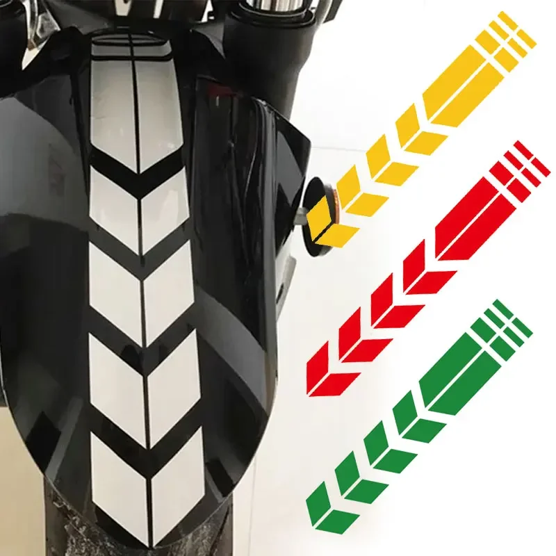 Motorcycle Arrow Stripe Stickers for Honda Yamaha  Waterproof Oilproof Reflective Motorbike Tape Sticker Decals Moto Accessories