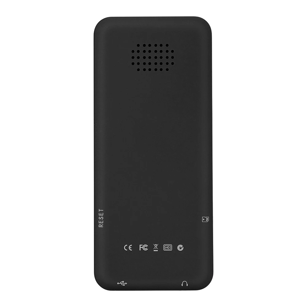 مشغل MP3 MP4 مشغل موسيقى HiFi محمول بشاشة ملونة 1.8 بوصة متوافق مع بلوتوث 5.0 مشغل موسيقى ستيريو هدية للأطفال